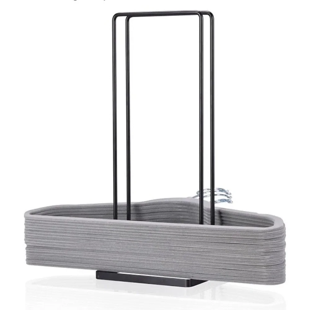 4 Hanger Organizer Stacker Clothes Hanger Holder for Closet Laundry Room Hanger